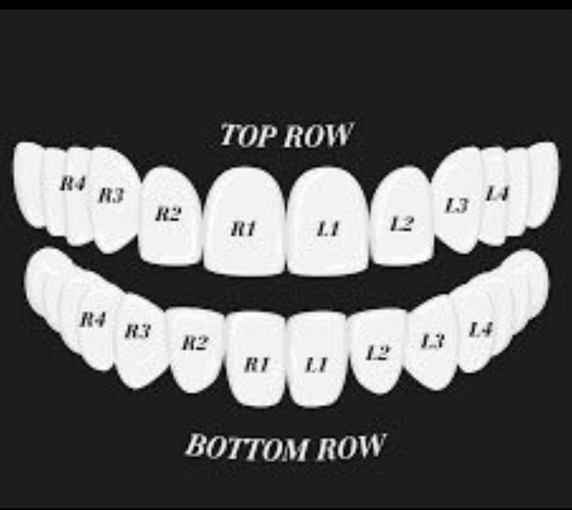 2 DIAMOND TEETH GRILLZ / Zig Zag REAL Diamond setting ( handset ) - GRILLZSTATION