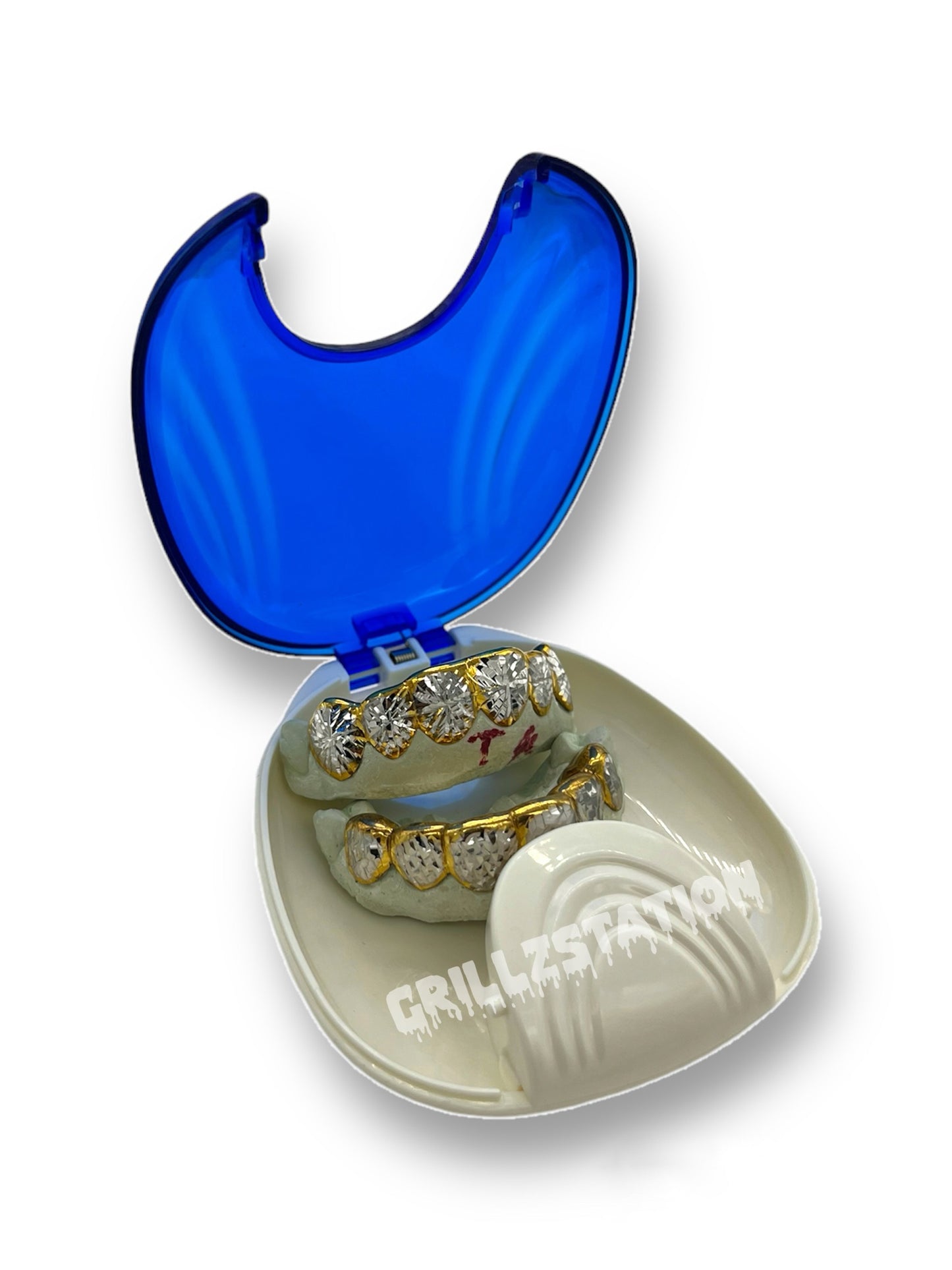 GRILLZ Case protective, portable, simple, perfect gift idea, avoid losing grillz ( Blue ) - GRILLZSTATION