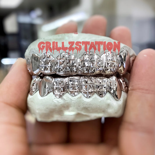 Diamond Dust Princess Cut - GRILLZSTATION 