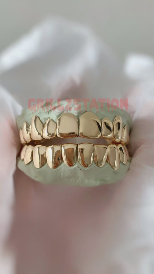 Permanent Cut Custom Grillz, Deep Cut Custom Teeth Grillz
