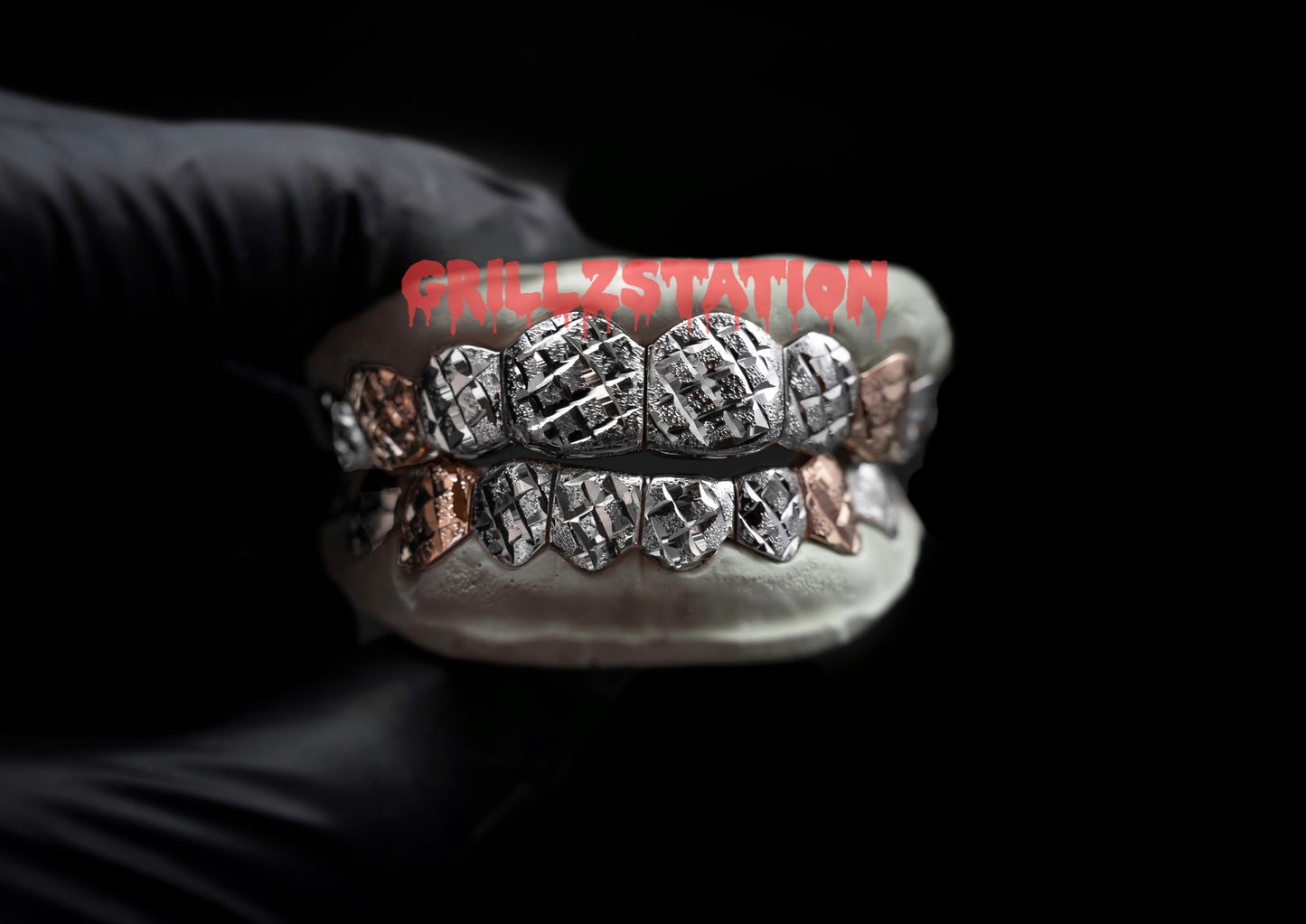 2 Tones Diamond Dust Diamond Cut - GRILLZSTATION