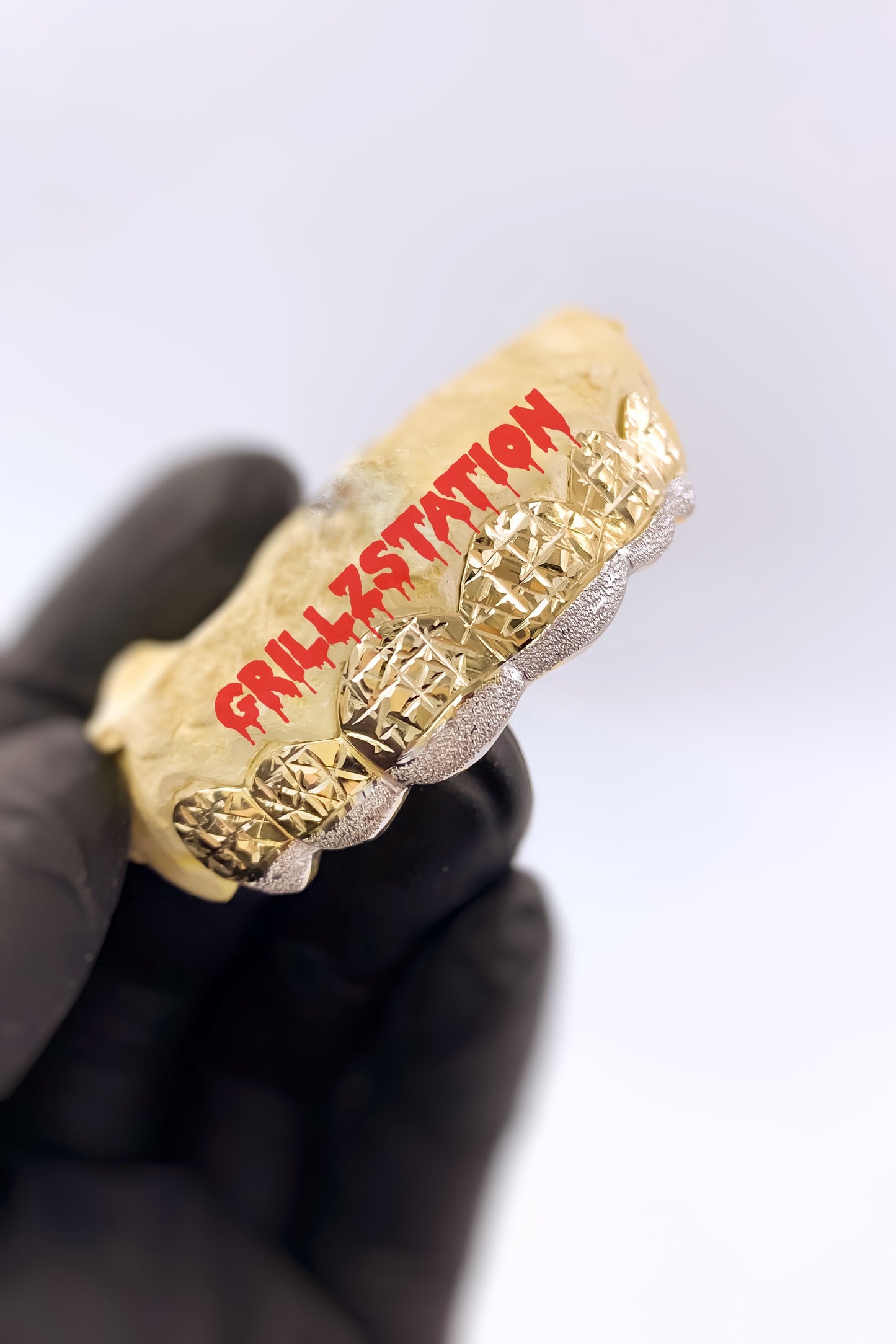 Princess Cut Diamond Dust Grillz - GRILLZSTATION