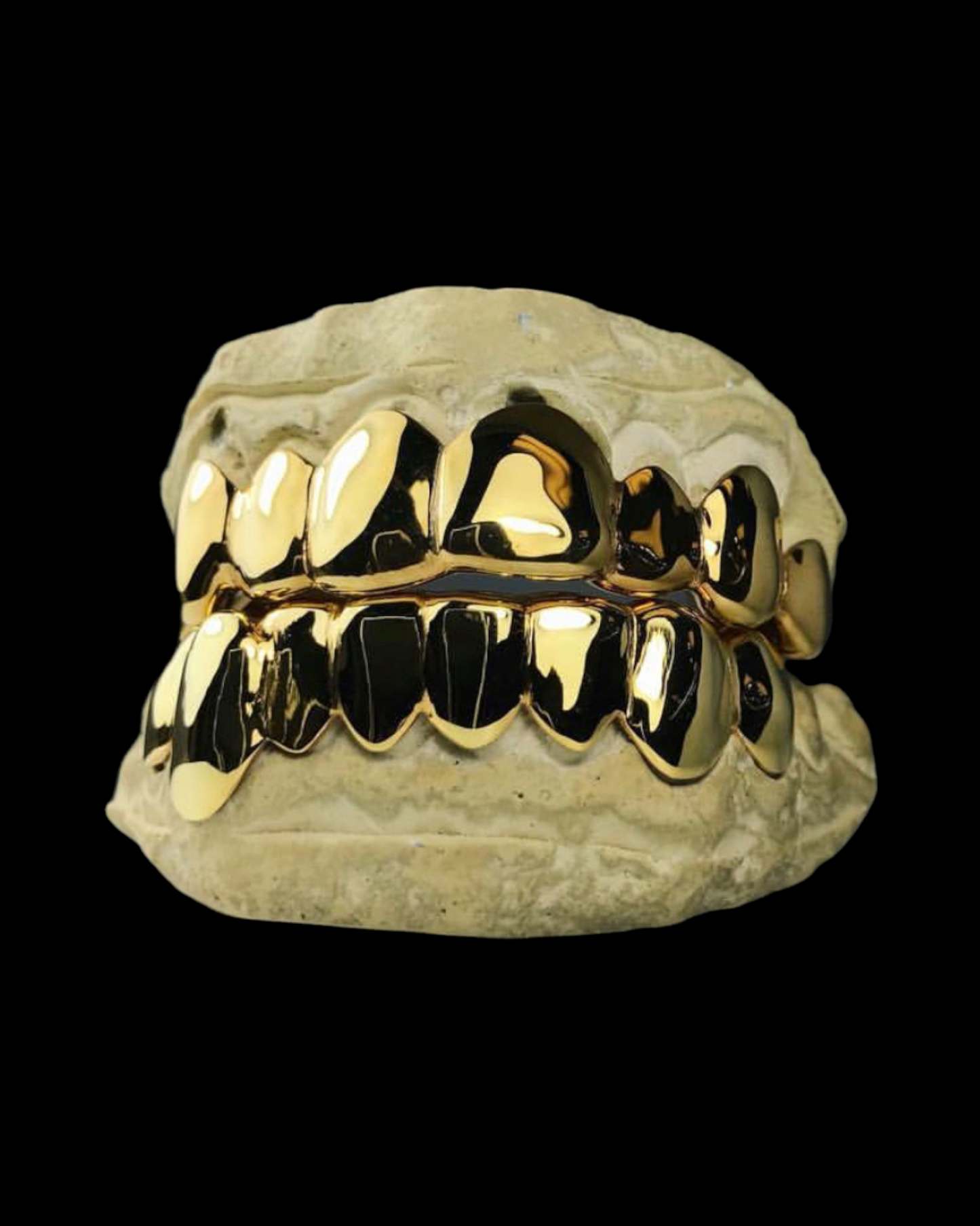 Solid Gold Grillz Made to Order, Custom Fitted Teeth Grillz - GRILLZSTATION 