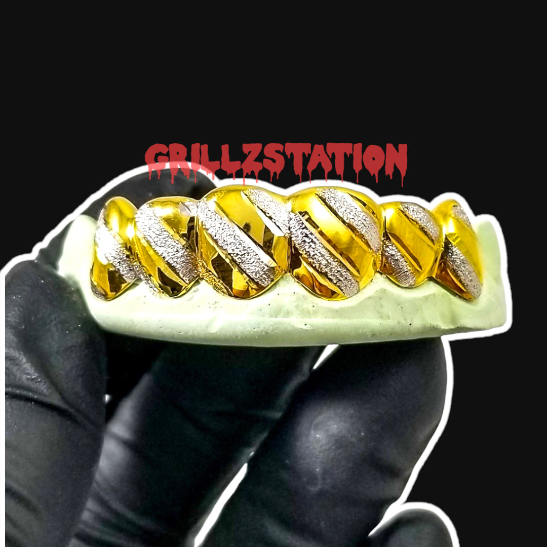 Wave Diamond Dust Custom Grillz - GRILLZSTATION