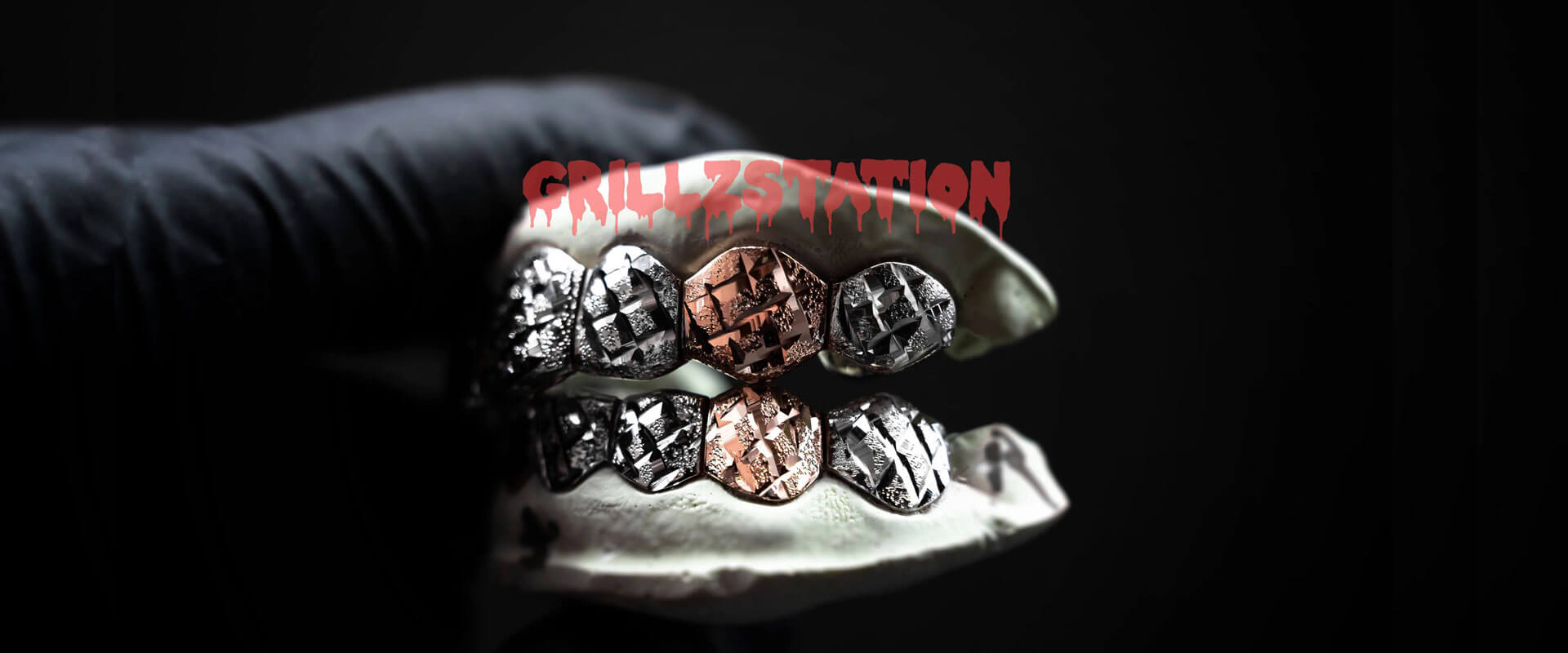 Grillzstation Diamond Grillz for Teeth Custom Gold Grillz