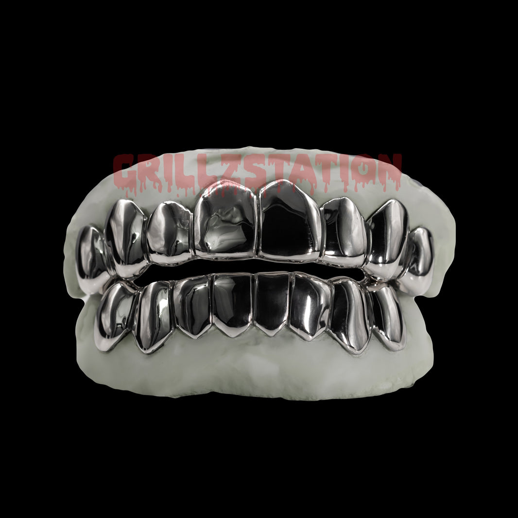 Grillzstation Diamond Grillz for Teeth Custom Gold Grillz